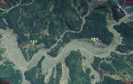 來吉88災後空照